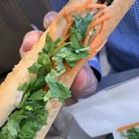 Aubergine baguette   at Pret A Manger - Exmouth Market in London