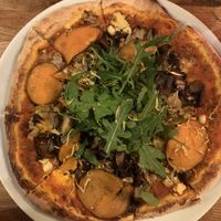 “Trust the chef” pizza at Plads'n in Copenhagen