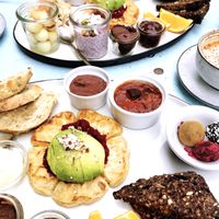 Brunch plate  at Cafe Blå in Copenhagen