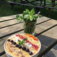 Smoothiebowl at Cafe Blå in Copenhagen