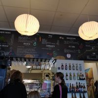 Inside at Cafe Blå in Copenhagen