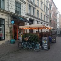 Outside at Cafe Blå in Copenhagen
