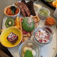 Brunch plate at Cafe Blå in Copenhagen