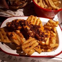 Vegan dirty fries at Fat Hippo in Newcastle Upon Tyne