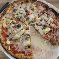 My Yummy Vegan Pizza!  at Mod Pizza - E Broadway in Tucson