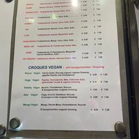 Vegan croques menu at Bistro La Famille in Hamburg