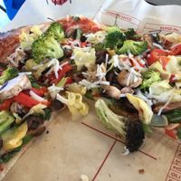 Roasted broccoli  at Mod Pizza in Sahuarita