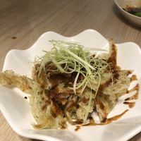 Scallion pancake with XO sauce  at Hi-Lai Vegetarian 漢來蔬食 in Taipei