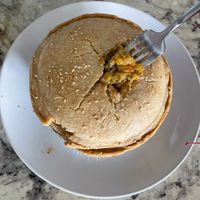 savory vegan curry pie baked at home (i used an air fryer and it was delicious!)   at Pop Pie Co. in San Diego