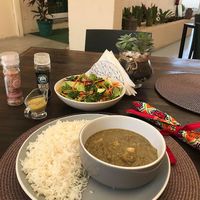 Cashew curry  at Kru Cozinha Saudável in Maputo