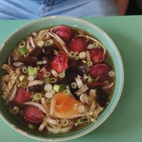 Vegetarische Dumpling-Suppe at Boon in Ghent