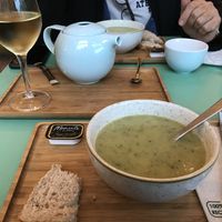 Courgette soep at Boon in Ghent