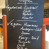 Choice of sauces at Balli Döner Kebab & Vegan Döner in Dusseldorf