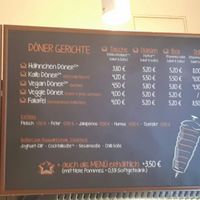 Menu at Balli Döner Kebab & Vegan Döner in Dusseldorf