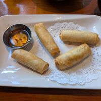 Spring rolls at Thai9 in Lincoln