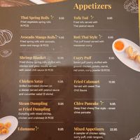 Vegan options have green leaf at Bangkok Bistro in Manalapan