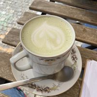 Matcha Latte  at Cafe Spirit in Prague