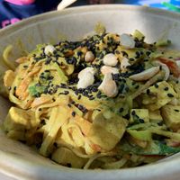 Surf n wok bowl at BioMania Street Food in Bol