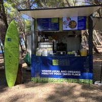 Stand at BioMania Street Food in Bol