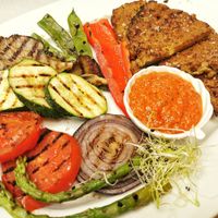 Parrillada de verduras at Los Fogones de Luzia in Orio