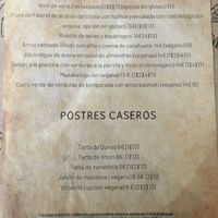 Menu Page 2 at Los Fogones de Luzia in Orio