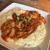 Quorn stroganoff   at Barry's in Grindelwald