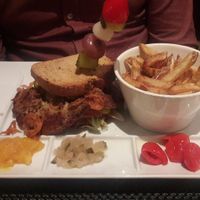 Vegan burger at Barry's in Grindelwald