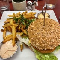 Vegan Schnitzel Burger   at Neue Republik Reger in Berlin