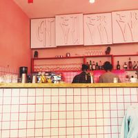 The bar at Neue Republik Reger in Berlin