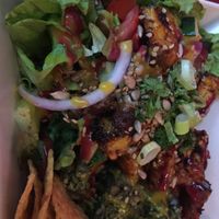 Salad with tempeh at Neue Republik Reger in Berlin