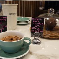 Granola and muffin at Away Kitchen + Cafe - Queen St in Toronto