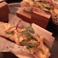 Tofu sushi tacos ... a smaller portion, but very tasty at Earls Kitchen + Bar - Mainland in Vancouver