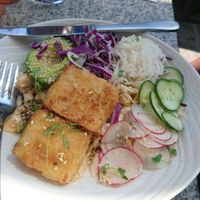 Crispy tofu zen bowl at Earls Kitchen + Bar - Mainland in Vancouver