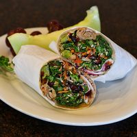 The Wild Thing wrap at Moxie Cafe in Santa Maria