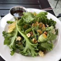 Salad without cheese (but actually with cheese)  at McKays Public House in Bar Harbor