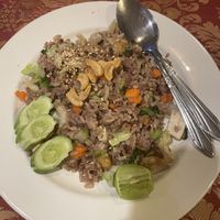 Vegetable fried rice   at May Kaidee in Bangkok