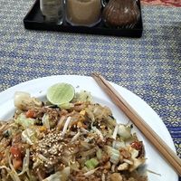 pad thai with egg at May Kaidee in Bangkok