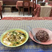 Penang curry  at May Kaidee in Bangkok