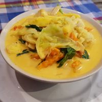 Red curry at May Kaidee in Bangkok