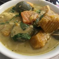 Green curry at May Kaidee in Bangkok