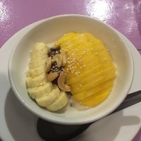 Mango sticky rice  at May Kaidee in Bangkok