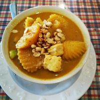 Awesome massaman curry. at May Kaidee in Bangkok