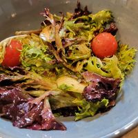 Regular house salad with Italian vinaigrette at Little Pizza Paradise in Bend