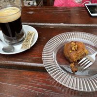 Americano & smokvara   at Caffe Lasta in Mostar