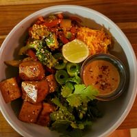 Tofu bowl at Koha Surf Cafe & Lounge in Unawatuna