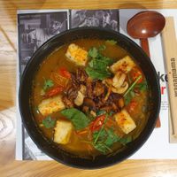 Tofu and mushroom ramen at OSL - Wagamama  in Gardermoen