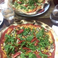 Pizzas at La Villa in Sesimbra