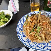 Very generous Tofu Pad Thai portion   at Pattaya in La Rochelle