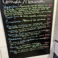 Menú  at Curcuma Green Food in Burgos