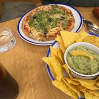 Nachos guacamolee  at Curcuma Green Food in Burgos